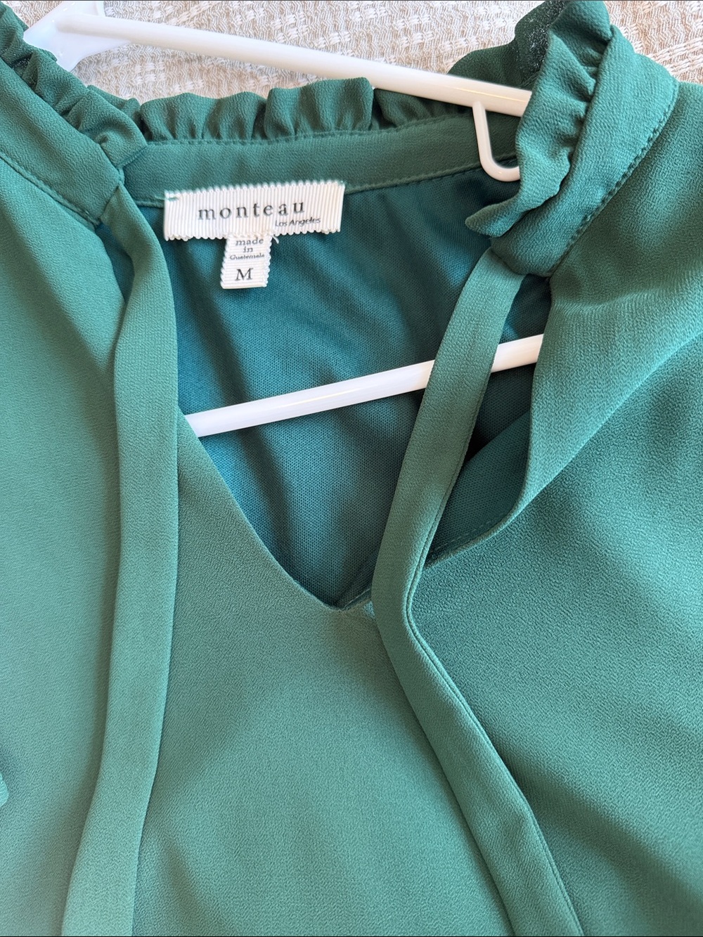 Monteau green blouse - Picture 5 of 6